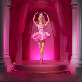 Barbie Signature Ballet Wishes doll posed in graceful ballet stance for display.