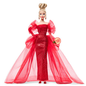 Barbie Signature Doll showcasing a voluminous blonde updo
