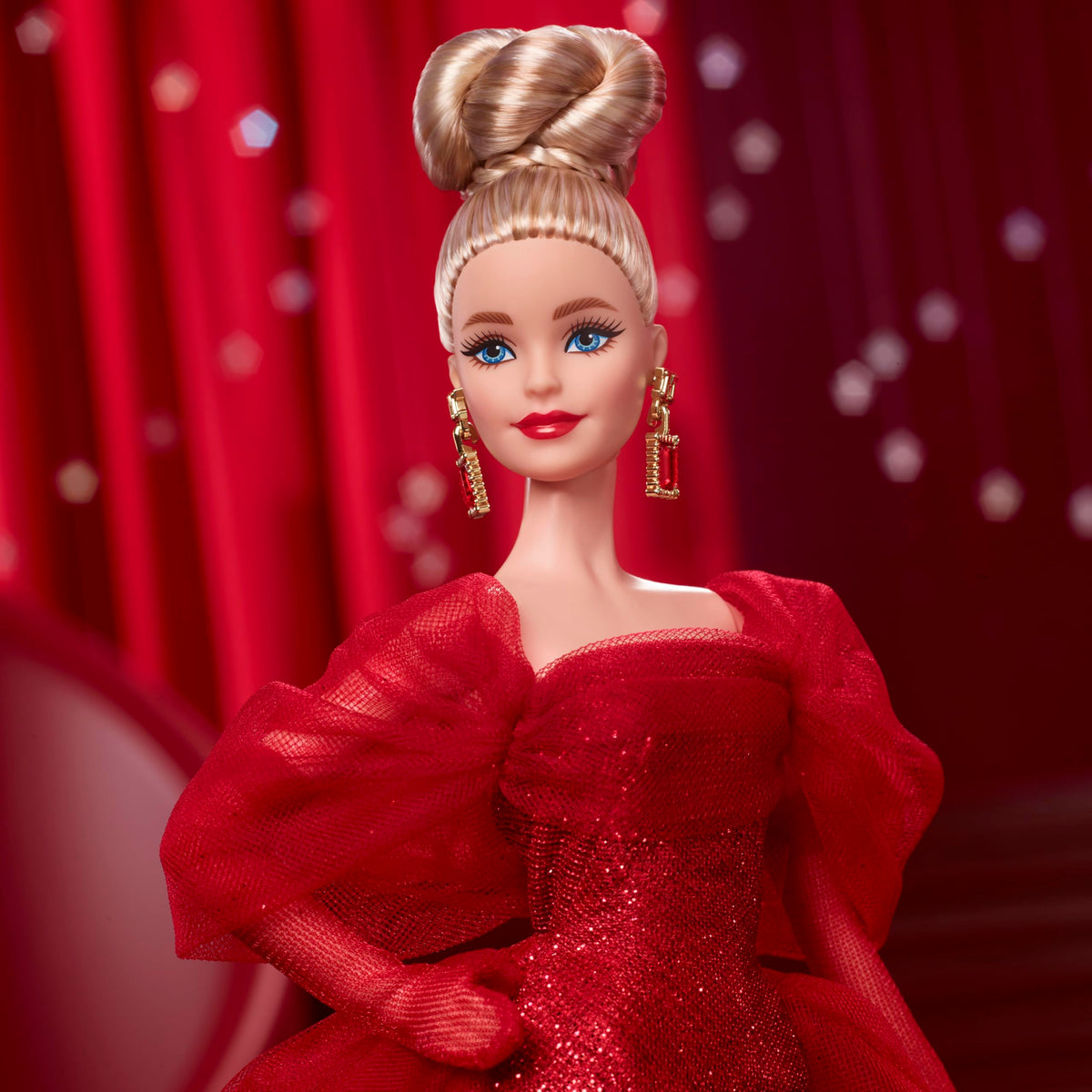Barbie Signature Doll wearing sheer gloves with elegant styling