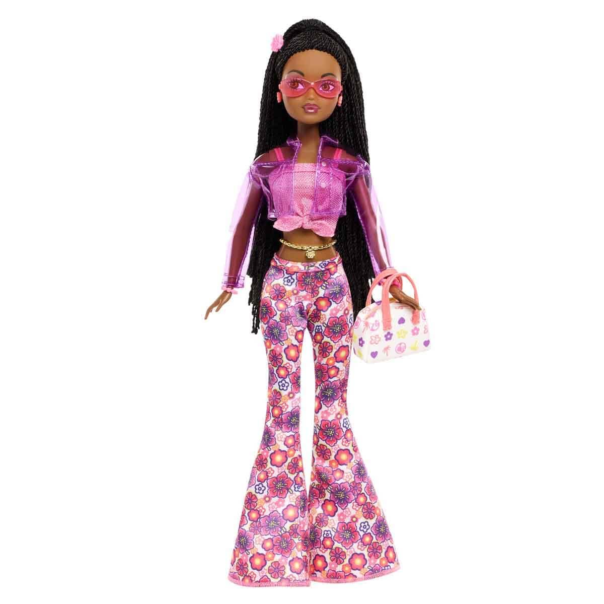 Barbie Jai doll with gold belly chain and accessories for statement styling.