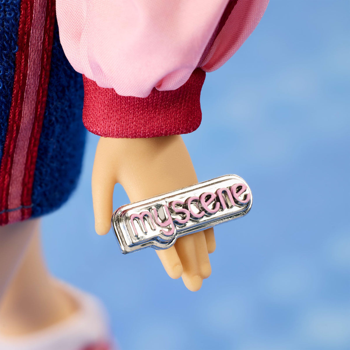 Barbie Signature Nolee denim bucket hat accessory adds streetwear flair.