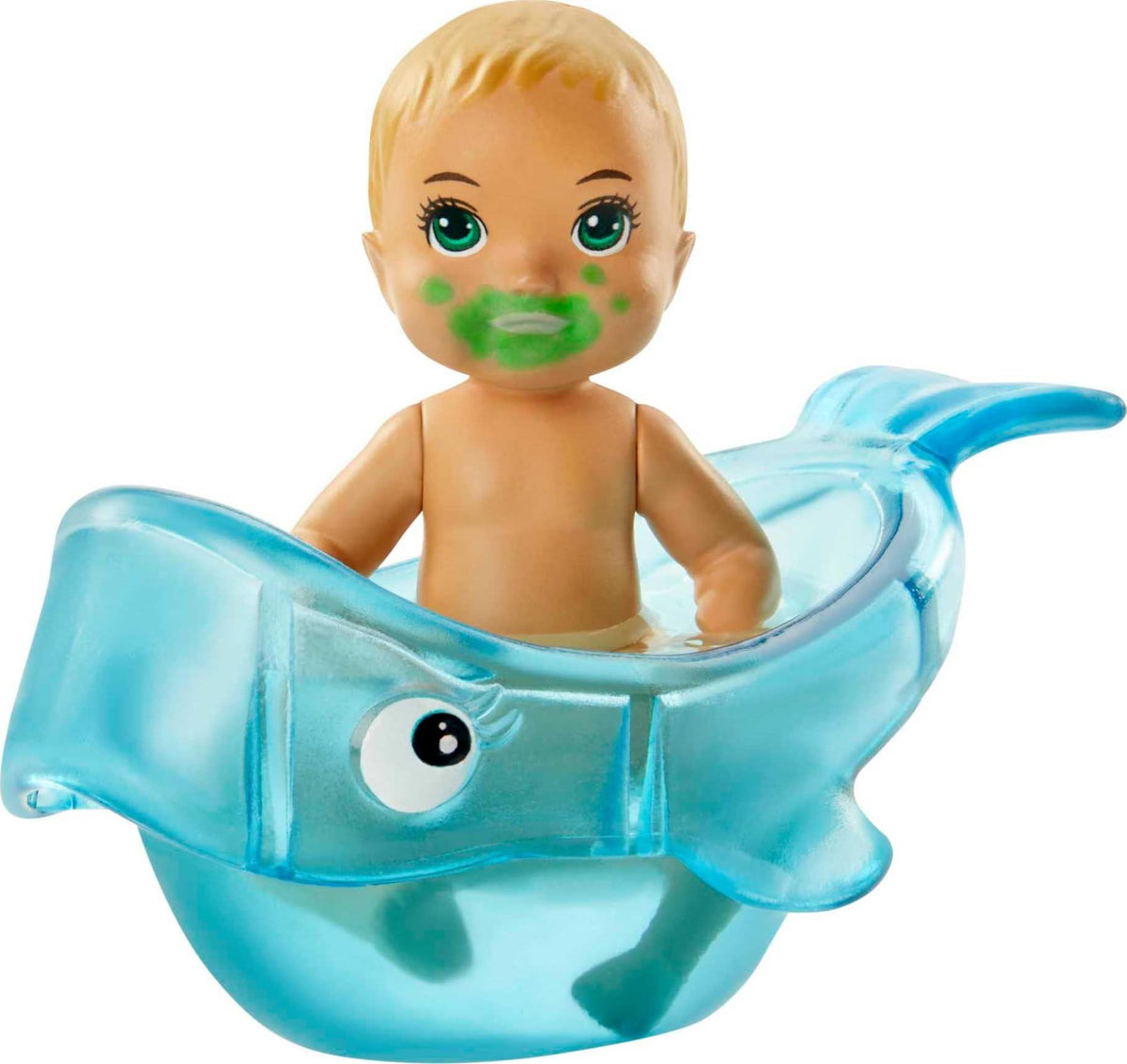 Barbie Skippers Babysitters Inc duck-shaped towel completes bath-time dress-up