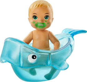 Barbie Skippers Babysitters Inc duck-shaped towel completes bath-time dress-up