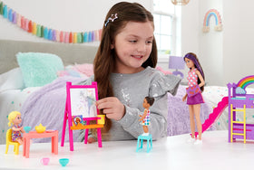 Barbie Skipper color-change easel for interactive art moments