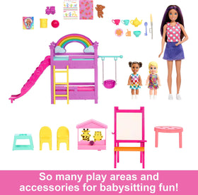 Barbie Skipper puppet-show feature activates for storytelling fun