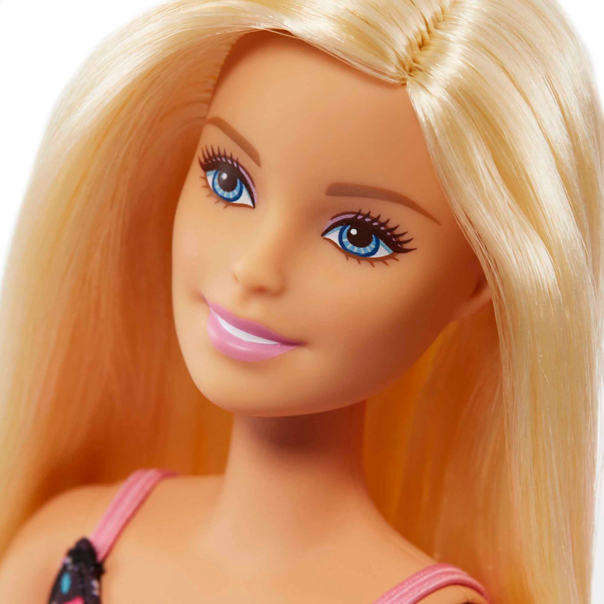 Barbie store display shelves showcase pretend foods for organized, creative play.