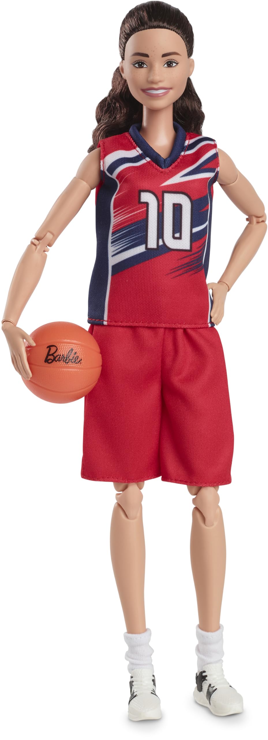 Barbie Sue Bird doll in No. 10 jersey ready for display and storytelling.