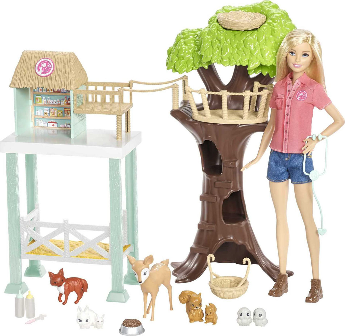 Barbie Vet Doll care station inviting nurturing pretend checkups