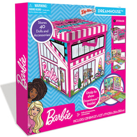 Barbie ZipBin Dream House closed storage keeps toys organized.