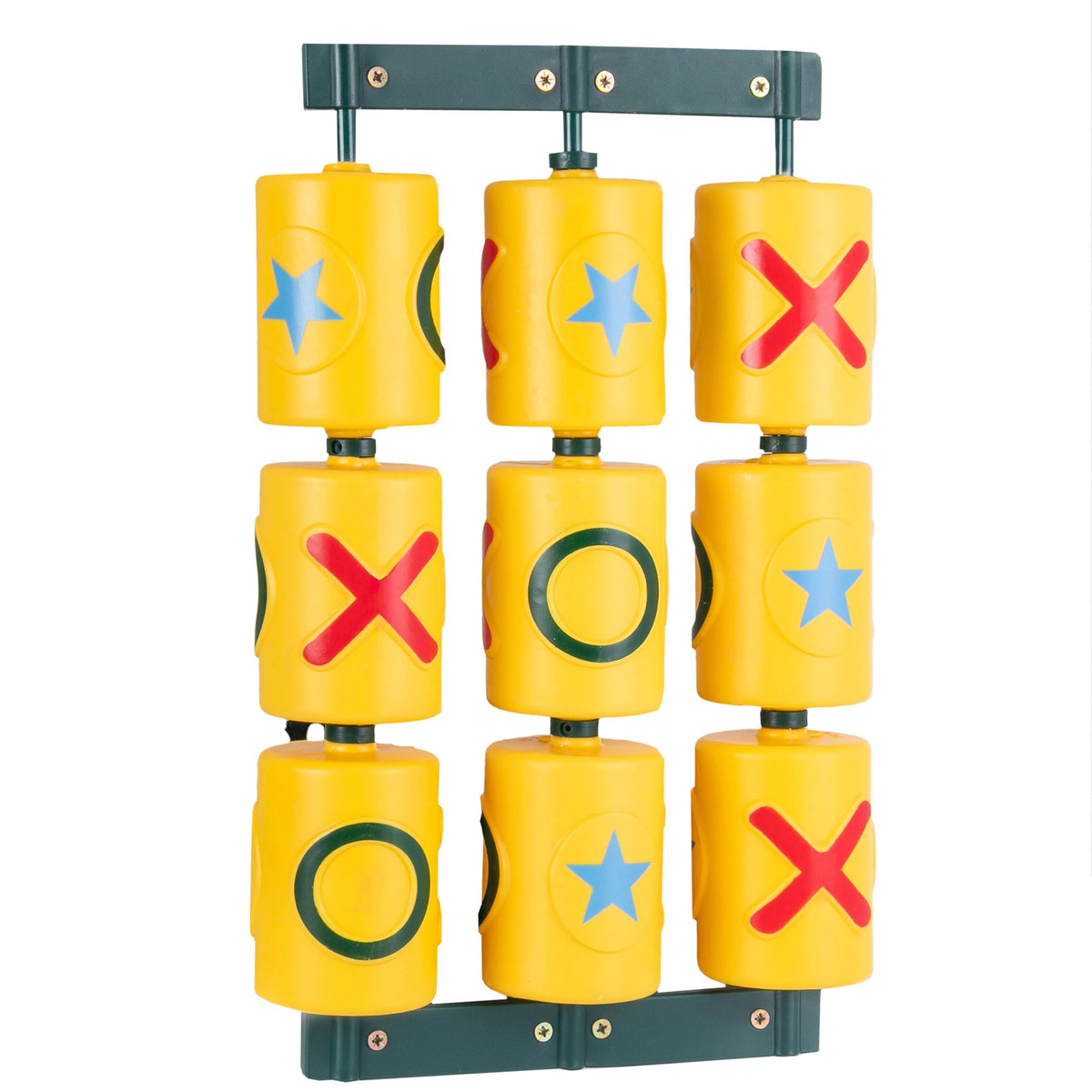 Barcaloo Tic Tac Toe Spinner activity panel ready for outdoor play