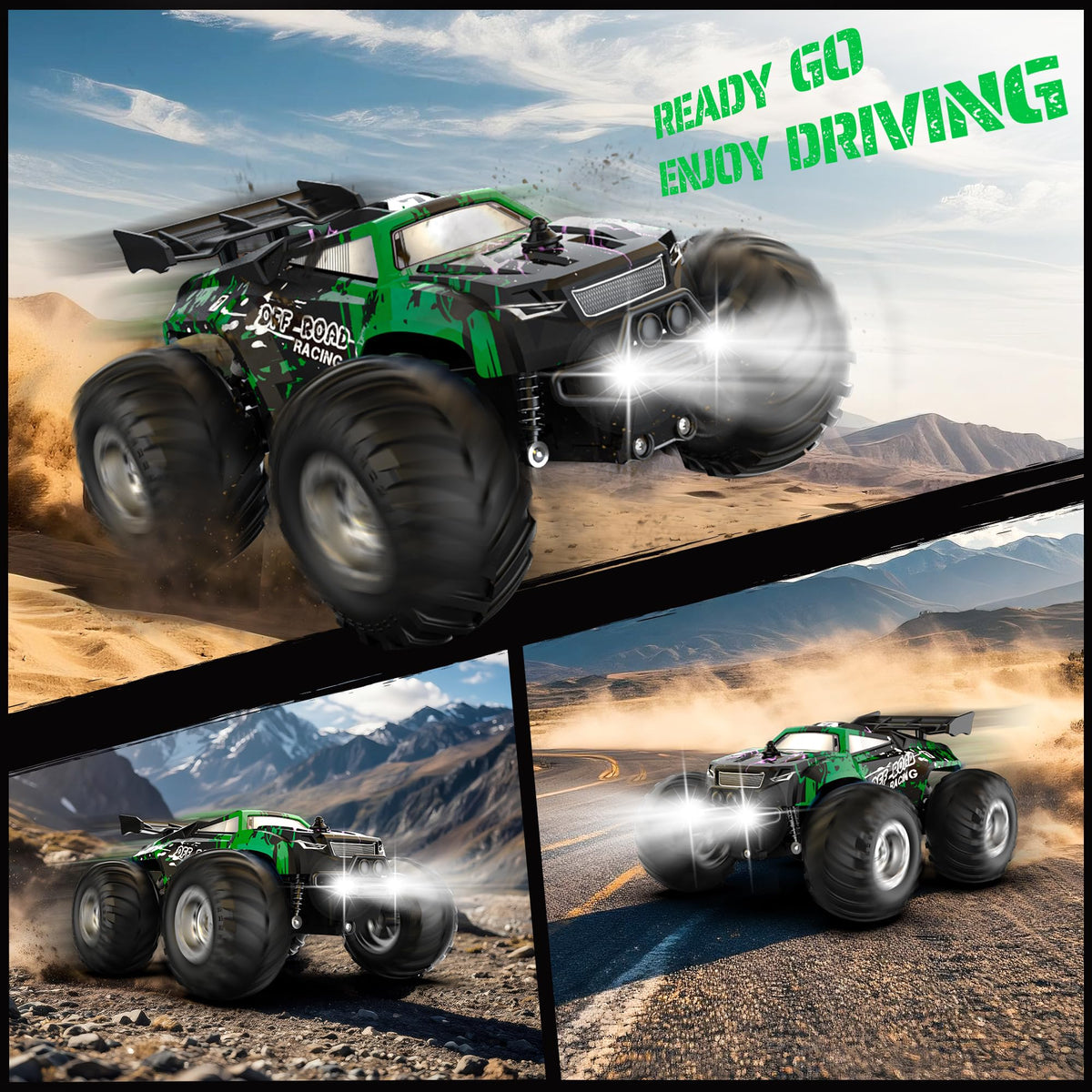 Barlisam dual-motor RC car highlighting powerful propulsion and control