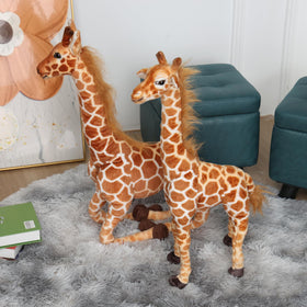 BARMI giraffe plush baby-friendly materials and gentle colors for nurseries