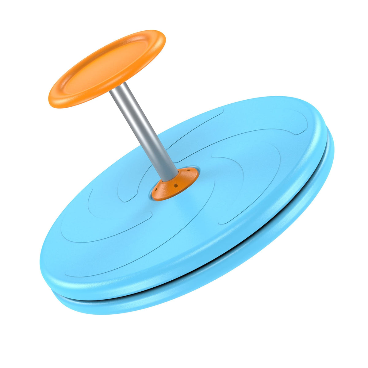 BARNEY KAITE BS Spinner-X blue kid-friendly spinner in action for motor skill play.