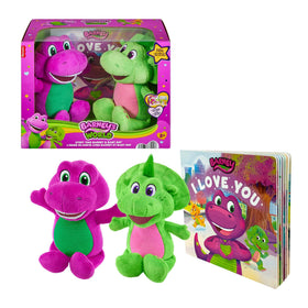 Barney World Baby Bop plush 9-inch, cozy reading buddy.