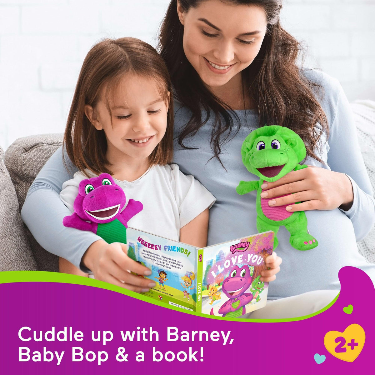 Barney World Barney plush 9-inch, soft friend for imaginative play.