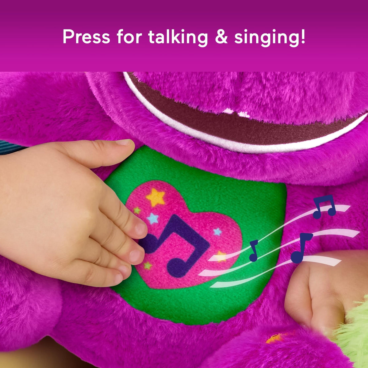 Soft-texture close-up highlighting cuddly feel for toddlers.