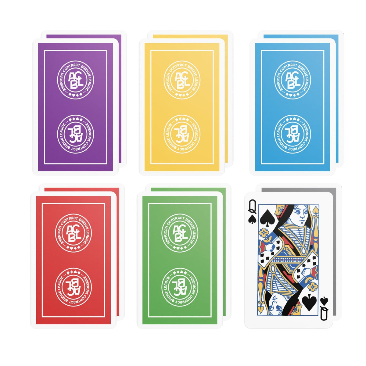 Baron Barclay ACBL bridge-size deck for tournament play and club games.