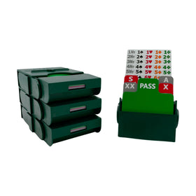 Baron Barclay Bid Pal green closed-box, compact storage for easy transport