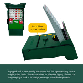 Baron Barclay Bid Pal green elegant design enhances table presence