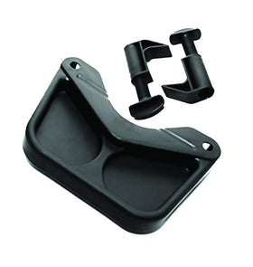 Baron Barclay Snack Caddy and Cup Holder in use, keeping drinks secure and playing space organized.