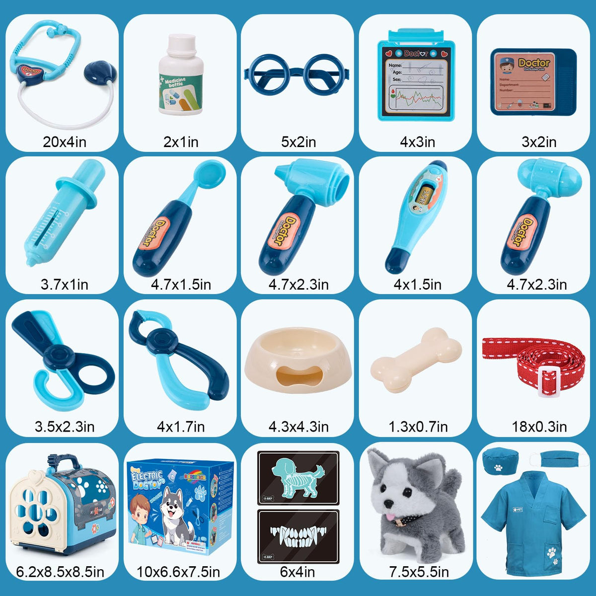 Bascolor dog carrier keeps Bascolor Vet Kit portable for play