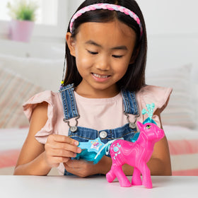 Basic Fun Aurora Celestial Pony with commemorative 40th anniversary comb