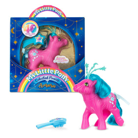 Basic Fun Aurora Celestial Pony with crown for imaginative play and collection