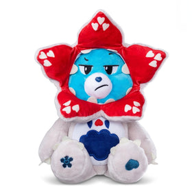 Basic Fun Care Bears Demogorgon plush belly badge and blue face details enhance charm.