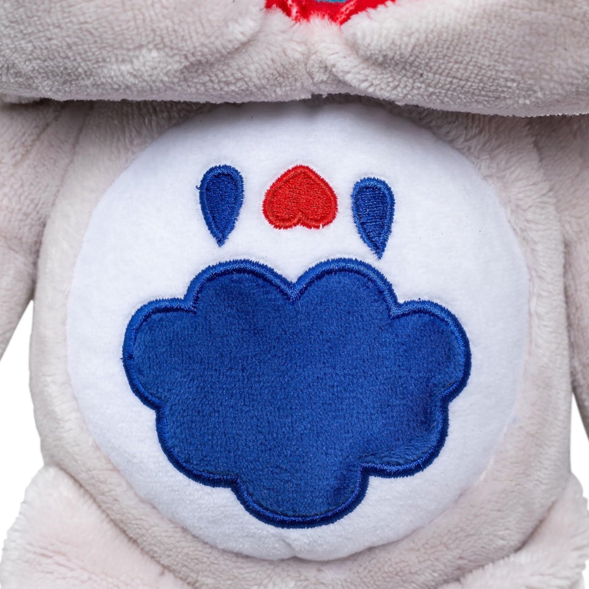Basic Fun Care Bears Demogorgon plush soft texture invites cuddling and display.