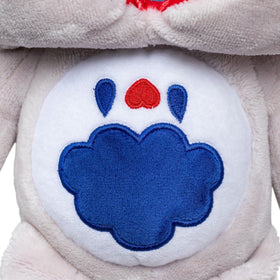 Basic Fun Care Bears Demogorgon plush soft texture invites cuddling and display.