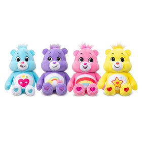Basic Fun Care Bears Treasure Chest soft materials emphasize cozy textures for cuddling.
