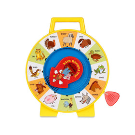 Basic Fun Fisher-Price See n Say arrow helps kids select animals and hear sounds.