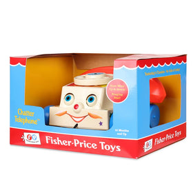Basic Fun Fisher-Price Chatter Phone friendly face invites interactive pretend play.