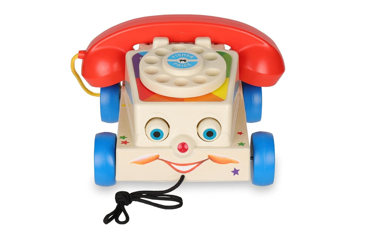 Basic Fun Fisher-Price Chatter Phone mouth chatters to spark interactive storytelling.