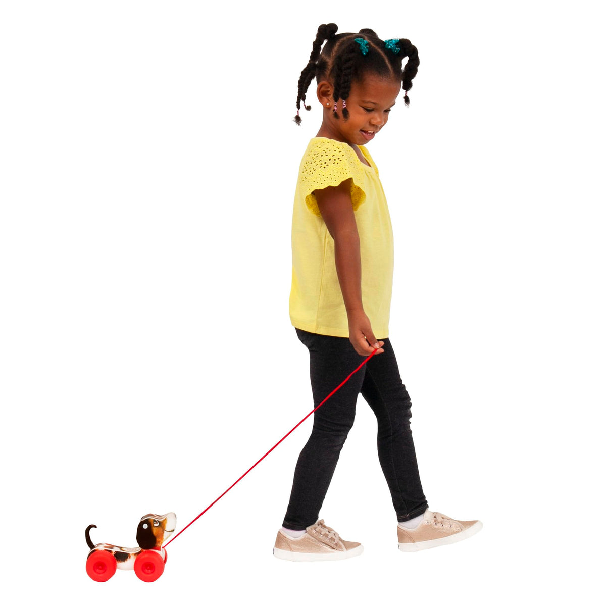 Basic Fun Fisher-Price Little Snoopy Toy retro design appeals to kids and parents.