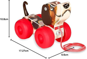 Basic Fun Fisher-Price Little Snoopy Toy ears swing during motion for visual feedback.