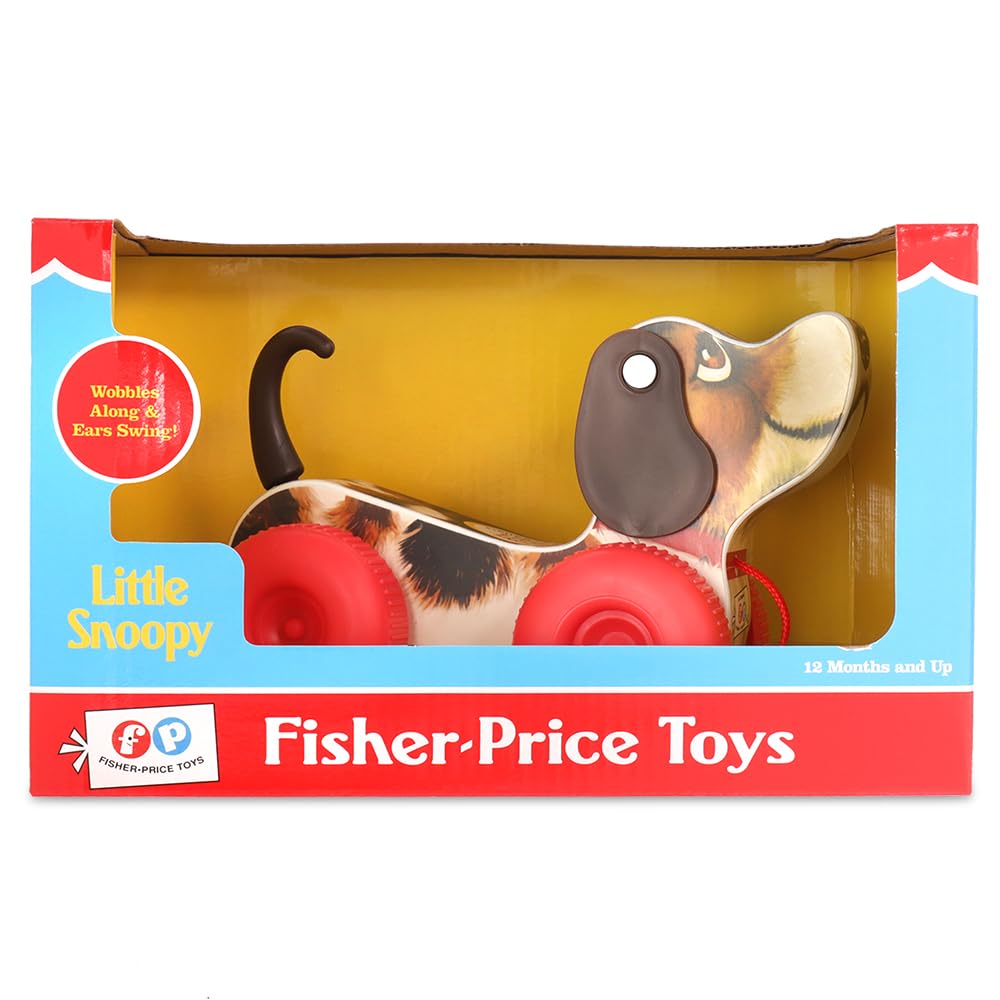 Basic Fun Fisher-Price Little Snoopy Toy new version refreshes a classic toy.