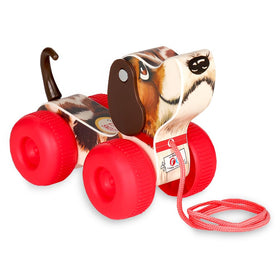 Basic Fun Fisher-Price Little Snoopy Toy wobble action as it’s pulled for motor play.