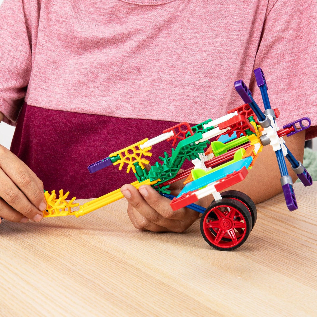 Basic Fun K'NEX Custom Cruisers with real moving parts for interactive play