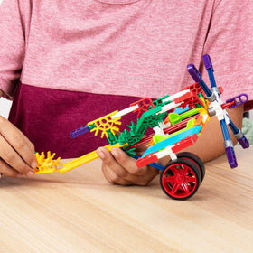 Basic Fun K'NEX Custom Cruisers with real moving parts for interactive play