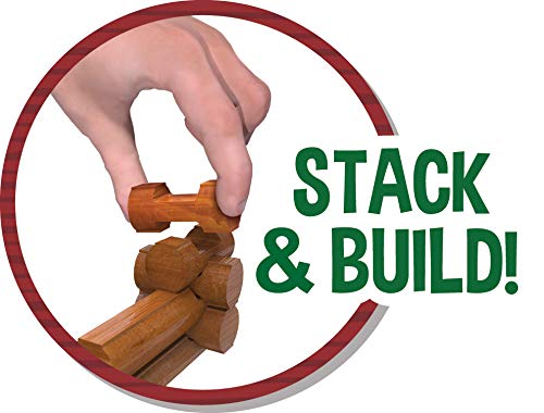 Basic Fun Lincoln Logs 102-piece set offers ample pieces for big farm builds