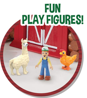 Basic Fun Lincoln Logs beautifully stained logs add warm color to playtime