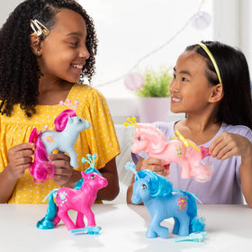 Basic Fun Polaris Celestial Pony packaging and display ready.