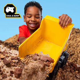 Tonka Next Gen Mighty Dump Truck delivers durable performance for indoor and outdoor adventures.