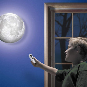 Basic Fun Uncle Milton Moon displays 12 distinct lunar phases.