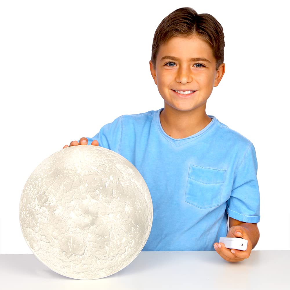 Basic Fun Uncle Milton Moon auto shut-off saves battery life.