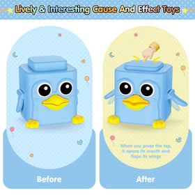 BASUN duck stacking toy expressive faces support fine motor play