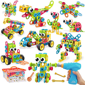 Basytodio 199PCS Building Blocks Elephant model for imaginative STEM play and fine motor practice.