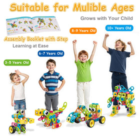 Basytodio robot model promotes engineering curiosity and hands on problem solving during play.