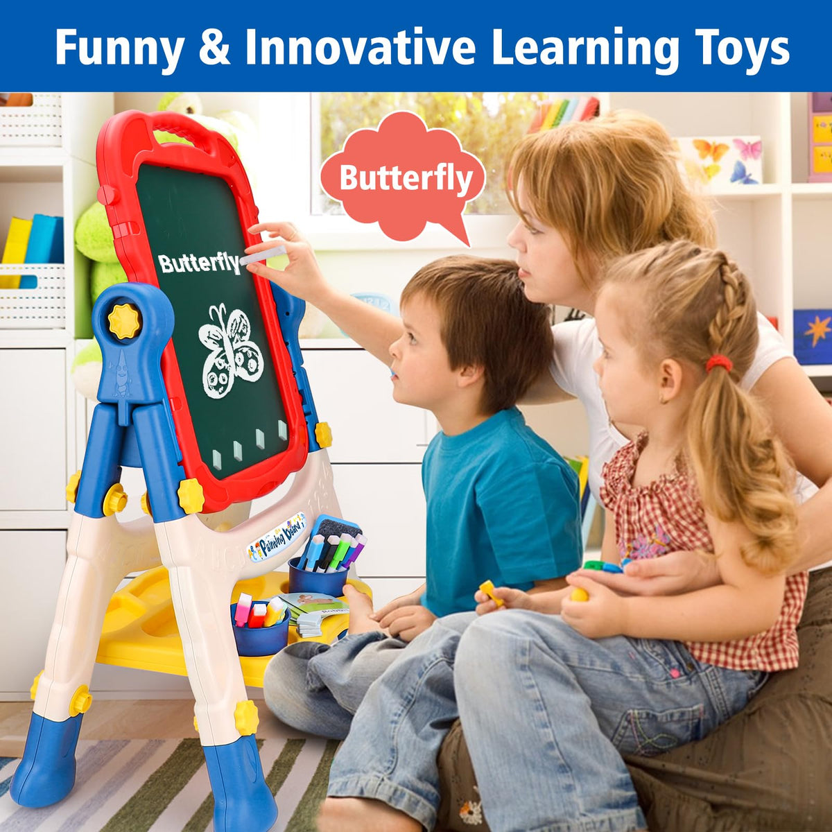 Basytodio portable foldable design makes indoor and outdoor use easy.